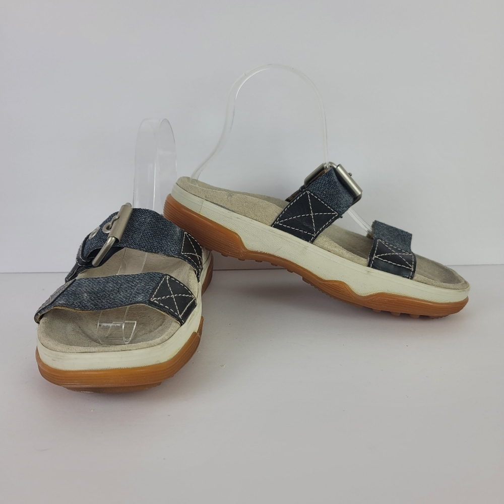 Doc Martens air cushion canvas double strap sandals
